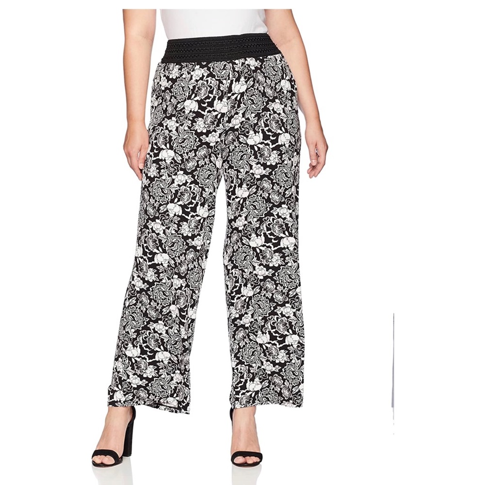New Skyes The Limit Women’s Plus Size Pull on Palazzo Pant in size 2XL